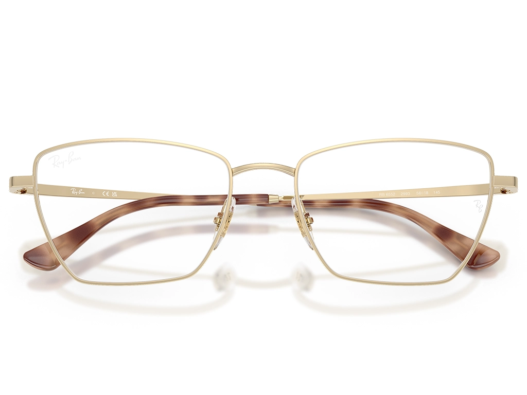 Ray-Ban 0RX6552 2993 Pale Gold 53