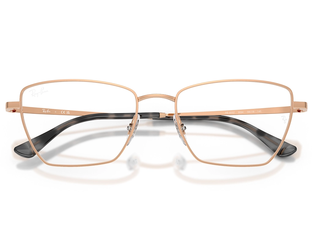 Ray-Ban 0RX6552 3094 Rose Gold 53