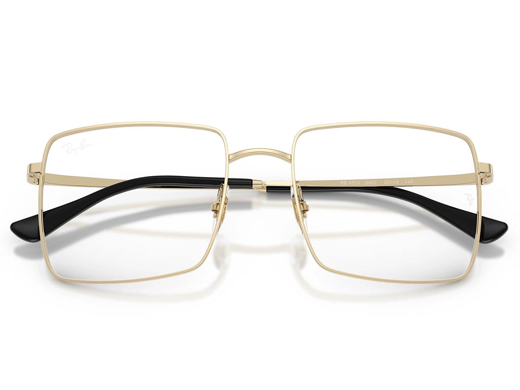 Ray-Ban 0RX6553 2993 Pale Gold 55