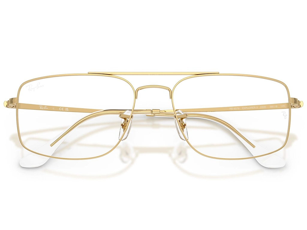 Ray-Ban 0RX6579 2500 Arista Gold 56