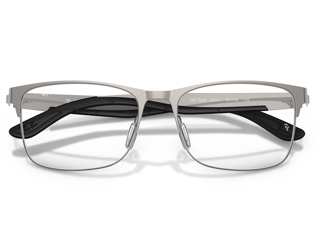 Ray-Ban 0RX7550 3214 Gunmetal 55