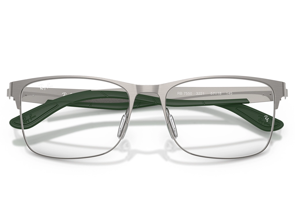 Ray-Ban 0RX7550 3221 Gunmetal 57