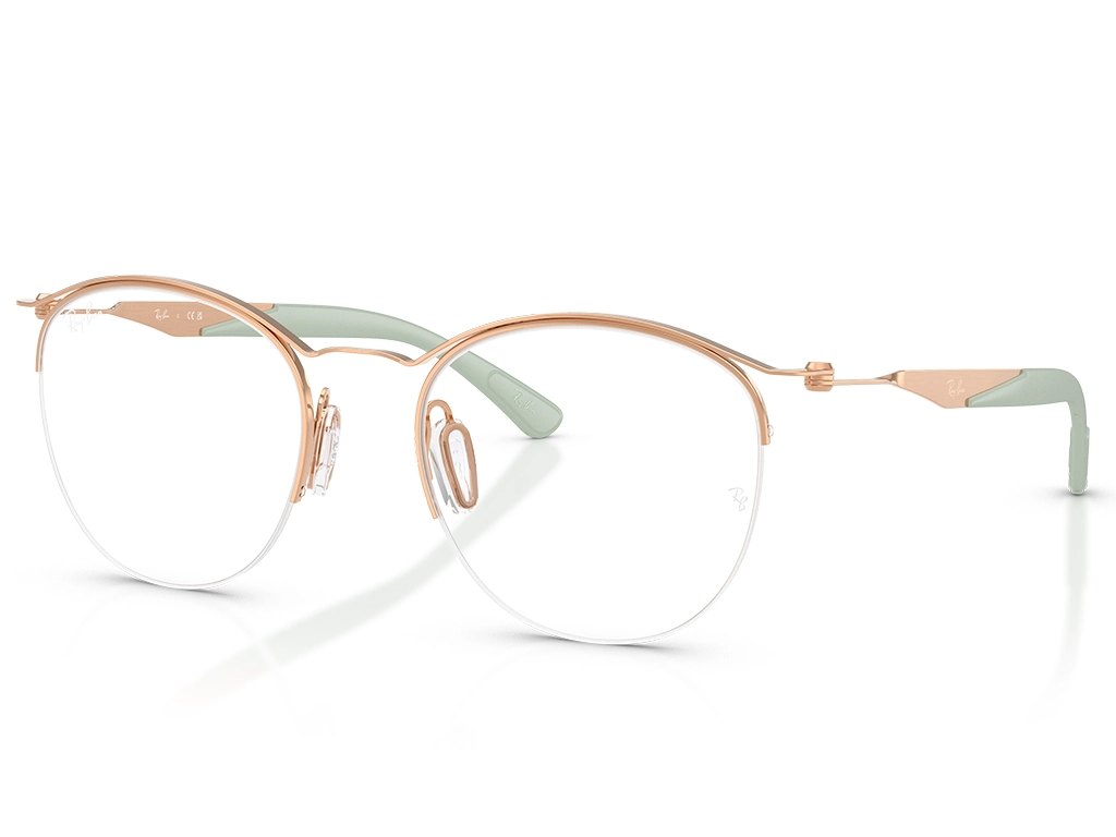 Ray-Ban 0RX7553 3217 Rose Gold 50