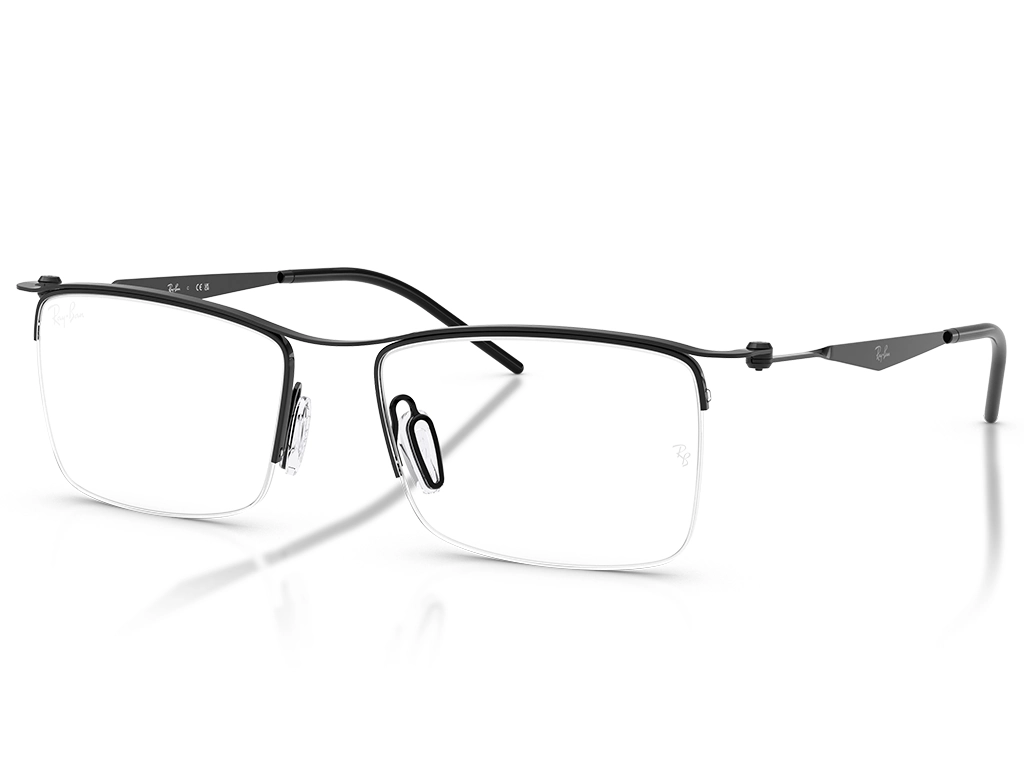 Ray-Ban 0RX7554 3215 Matte Black 55