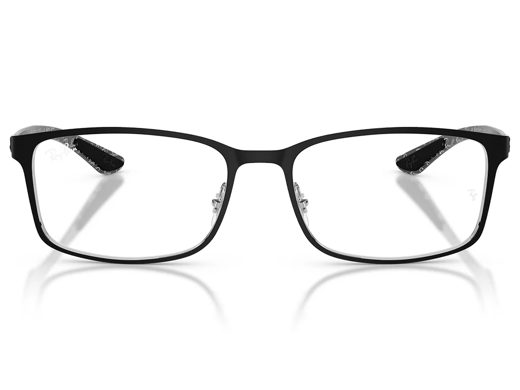 Ray-Ban 0RX8424 2997 Matte Black & Silver 55