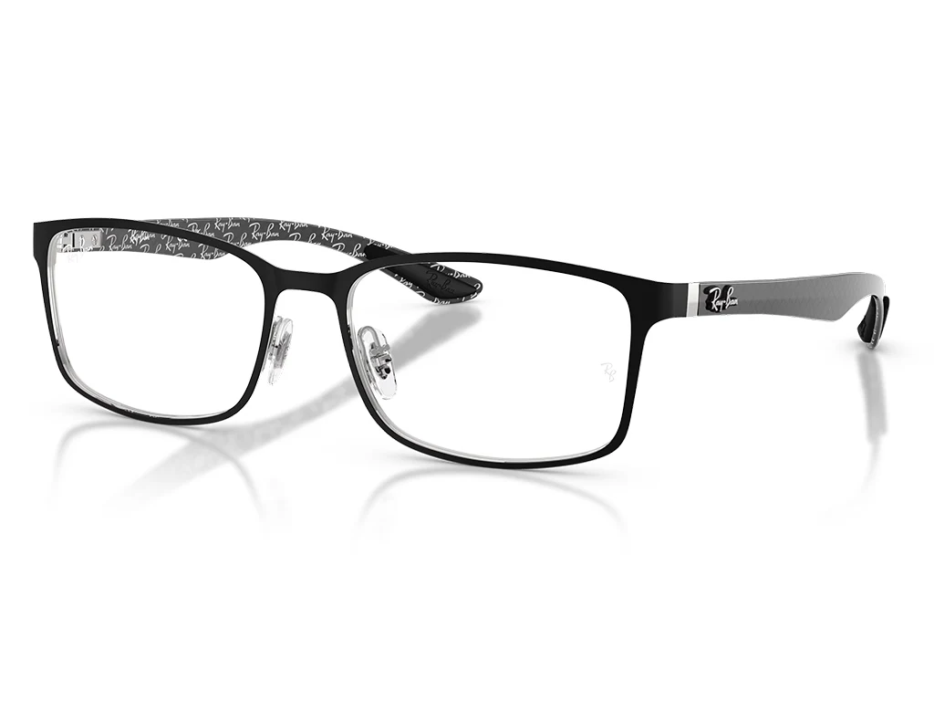 Ray-Ban 0RX8424 2997 Matte Black & Silver 55