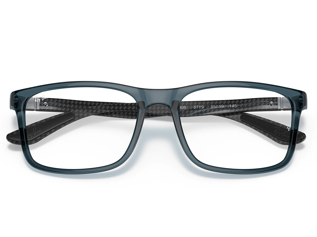 Ray-Ban 0RX8908 5719 Transparent Blue 53