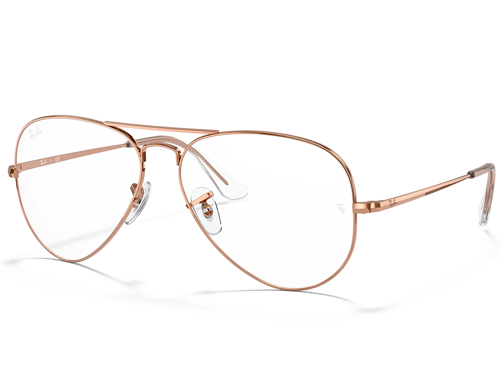 Ray-Ban Aviator RX6489 3094 55 Rose Gold