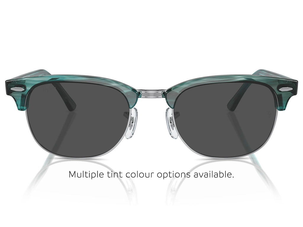 Ray-Ban Clubmaster RB5154 8377 51 Striped Green