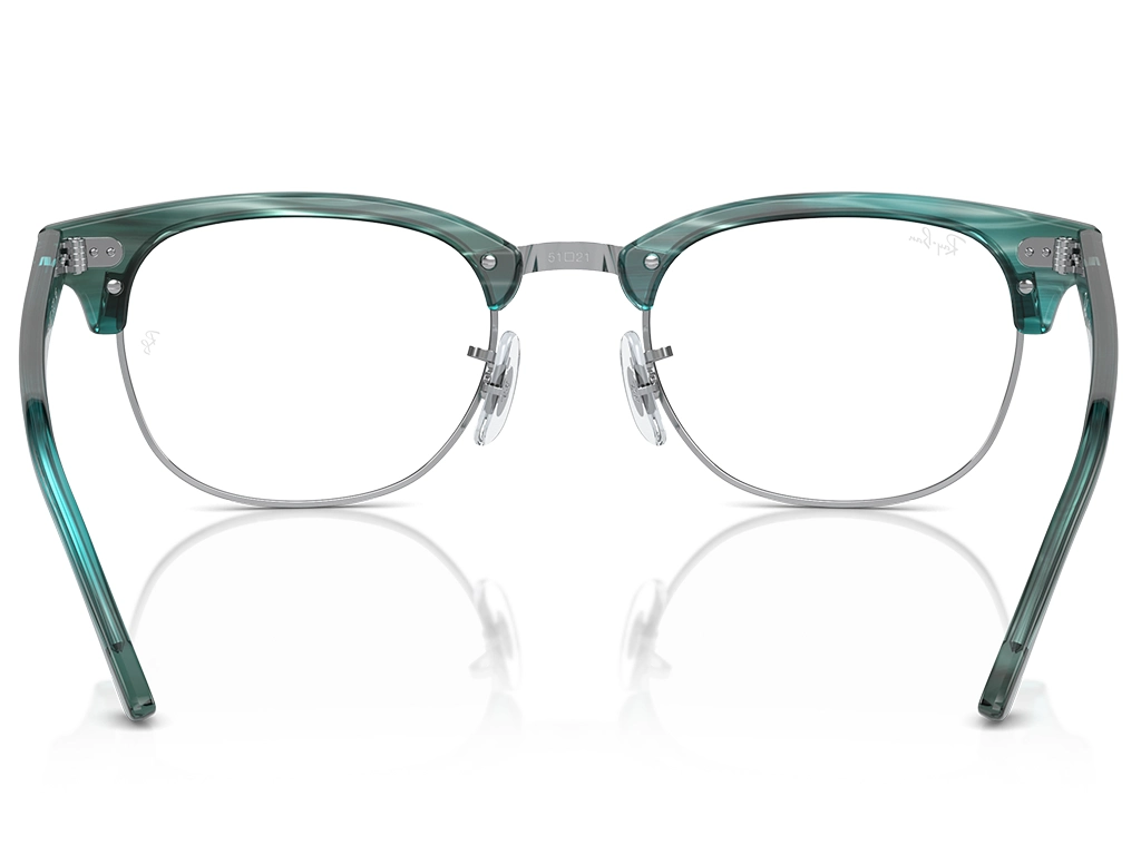 Ray-Ban Clubmaster RB5154 8377 51 Striped Green