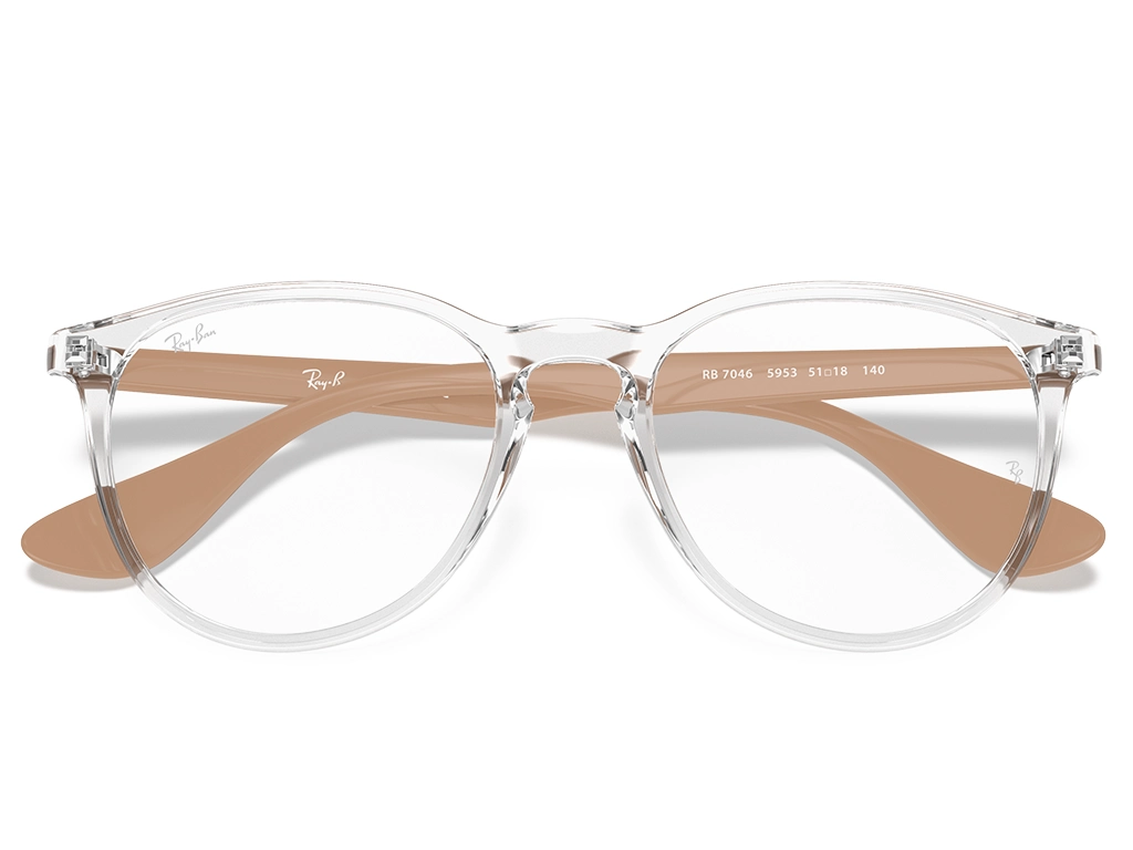 Ray-Ban Erika 0RX7046 5953 Transparent 51