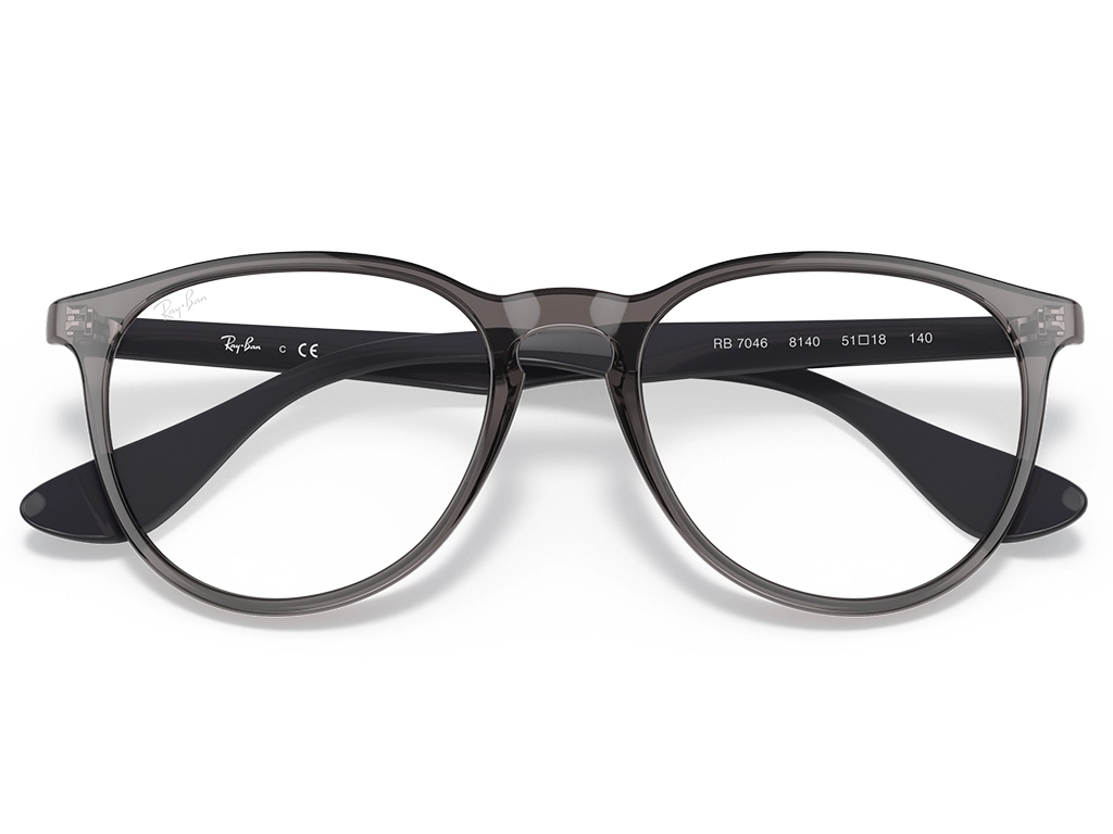 Ray-Ban Erika 0RX7046 8140 Transparent Grey