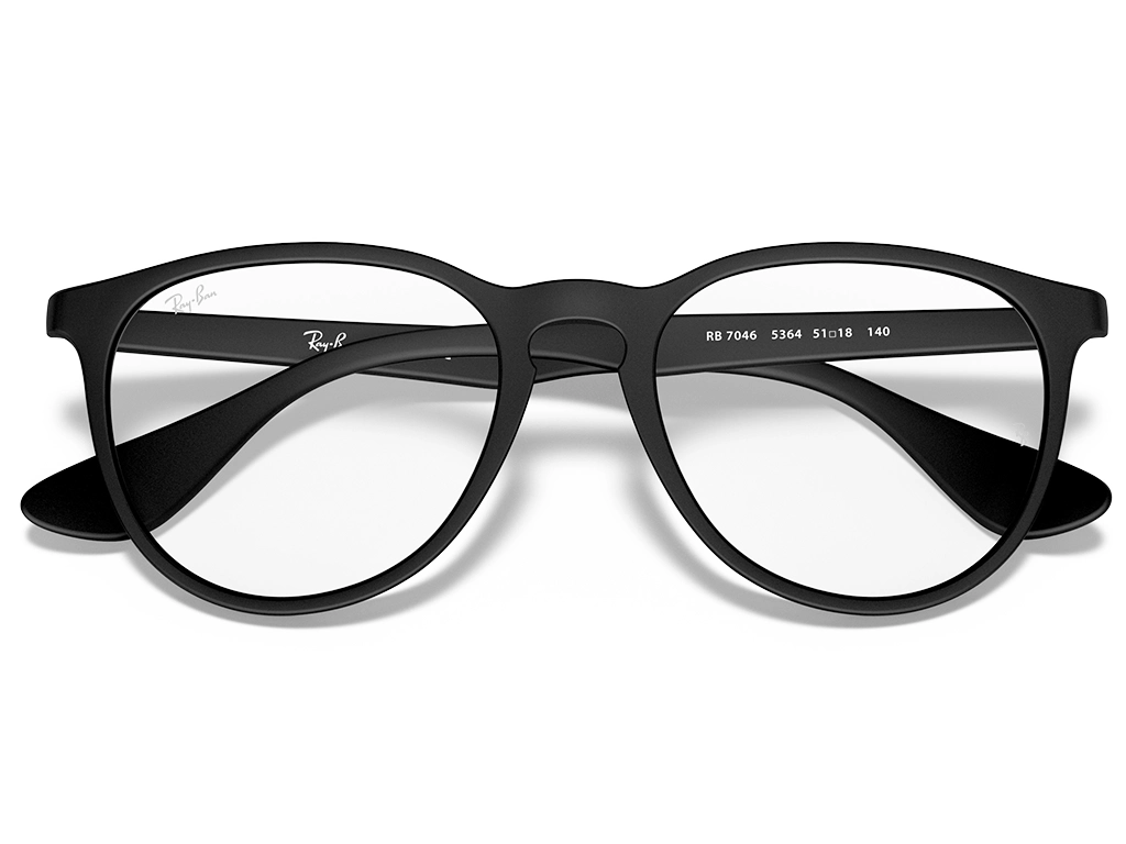 Ray-Ban Erika RX7046 5364 Rubber Black