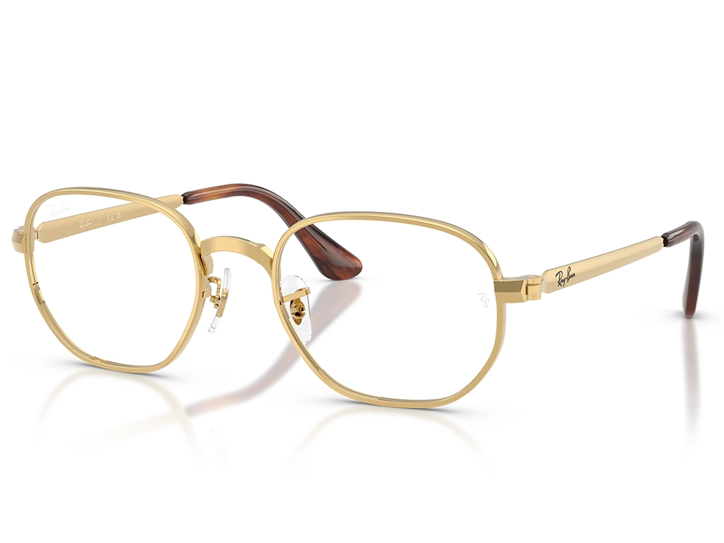 Ray-Ban Hexagonal Max 0RX6559 2500 Gold 52