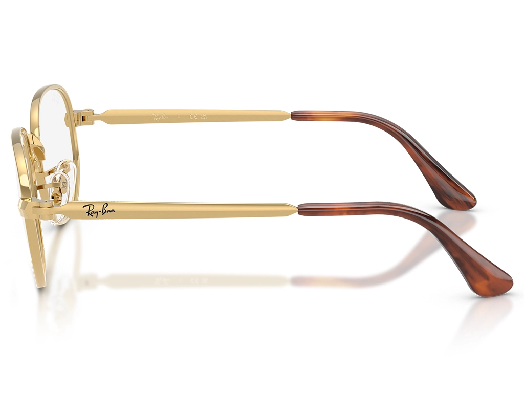 Ray-Ban Hexagonal Max 0RX6559 2500 Gold 52