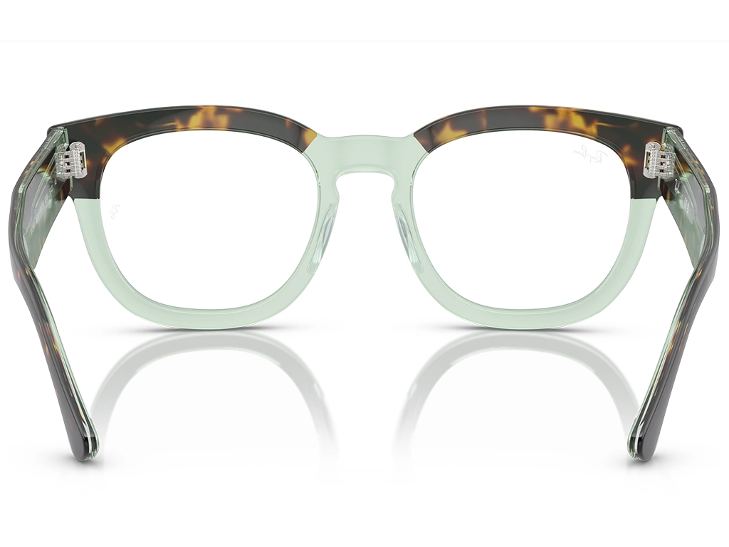 Ray-Ban Mega Hawkeye RX0298V 8249 50 Havana on Transparent Green
