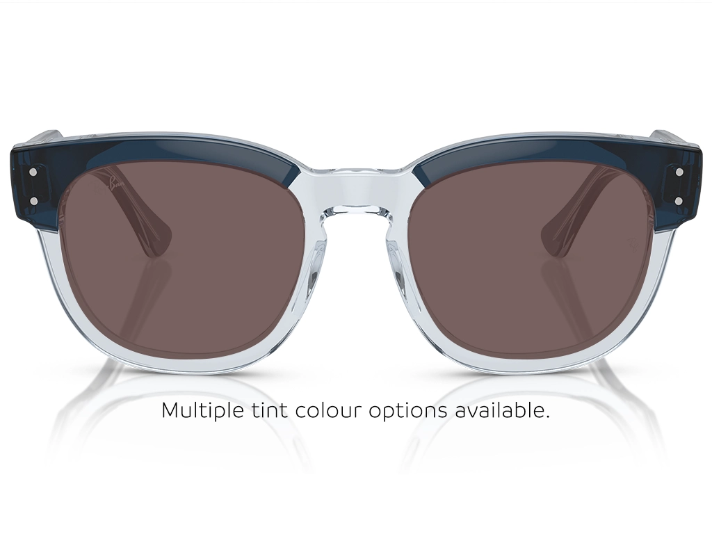 Ray-Ban Mega Hawkeye RX0298V 8324 50 Blue on Transparent Blue