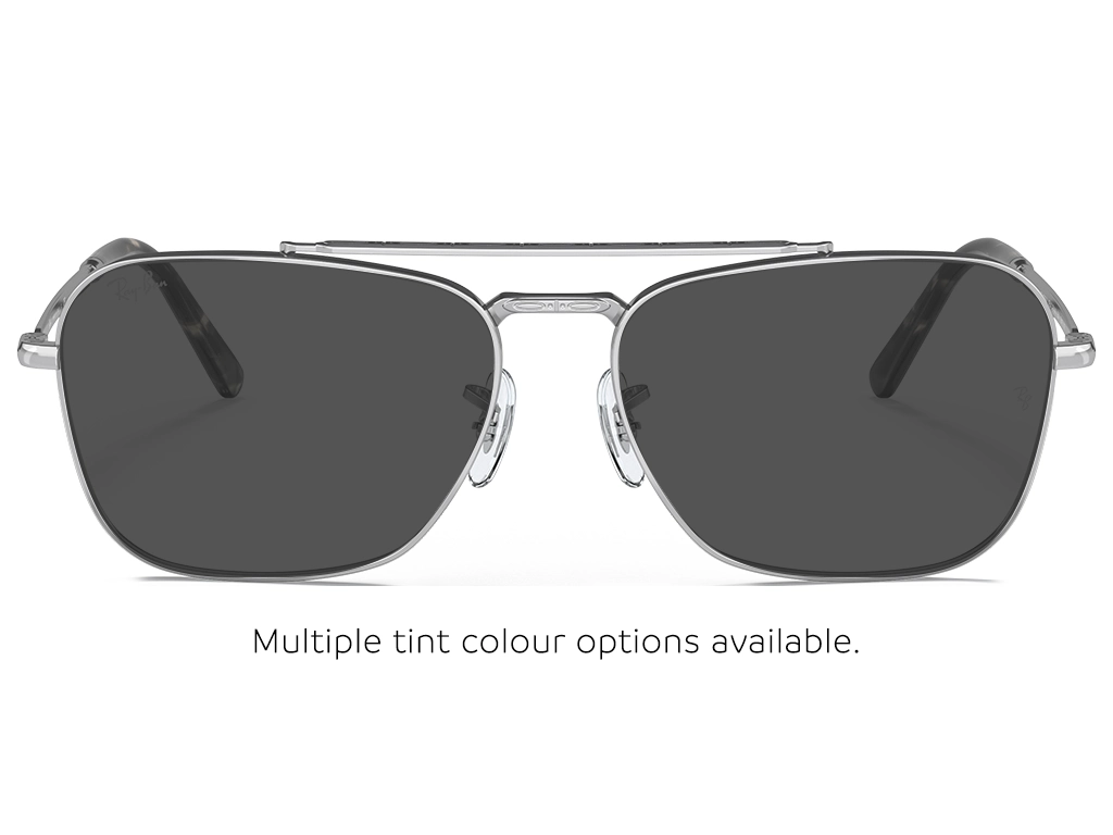 Ray-Ban New Caravan 0RX3636V 2501 Silver 55