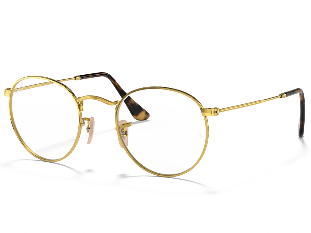 Ray-Ban Round Metal 0RX3447V 2500 Arista Gold 53
