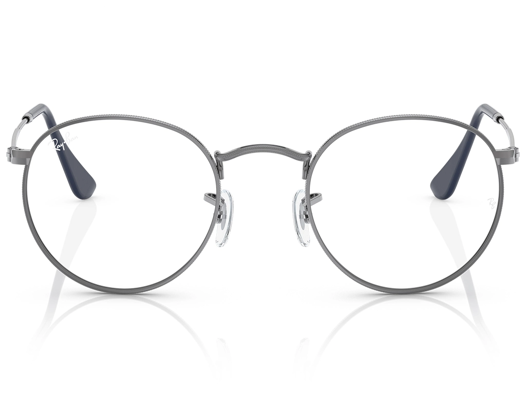 Ray-Ban Round Metal 0RX3447V 2502 Gunmetal 50