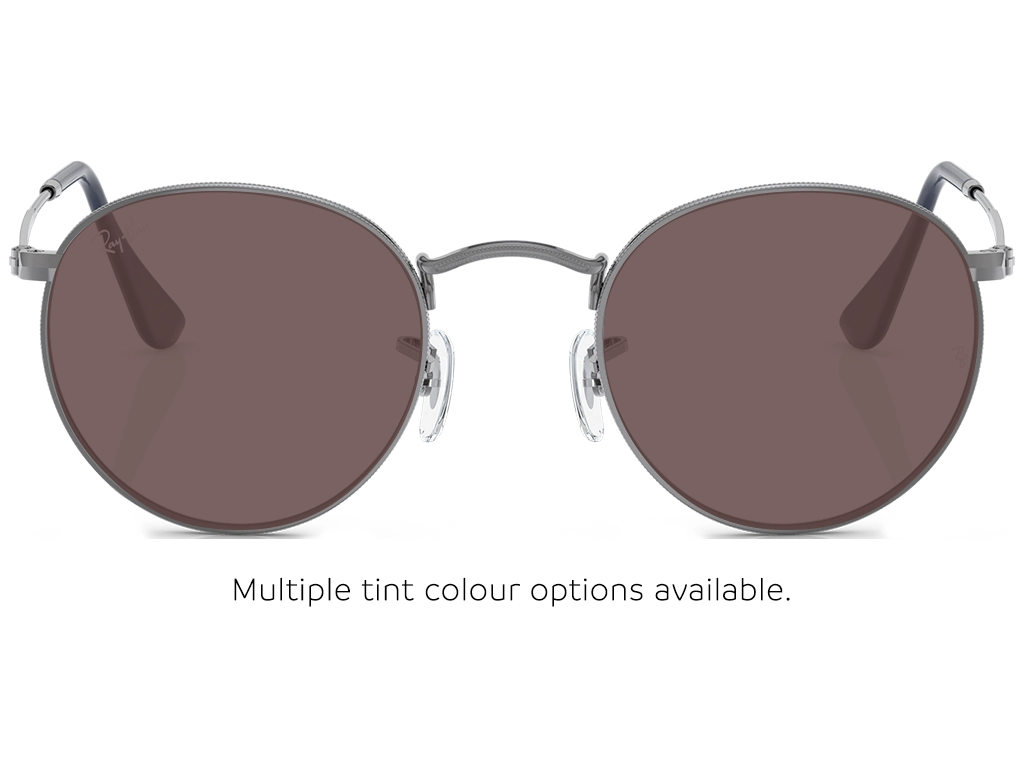 Ray-Ban Round Metal 0RX3447V 2502 Gunmetal 50