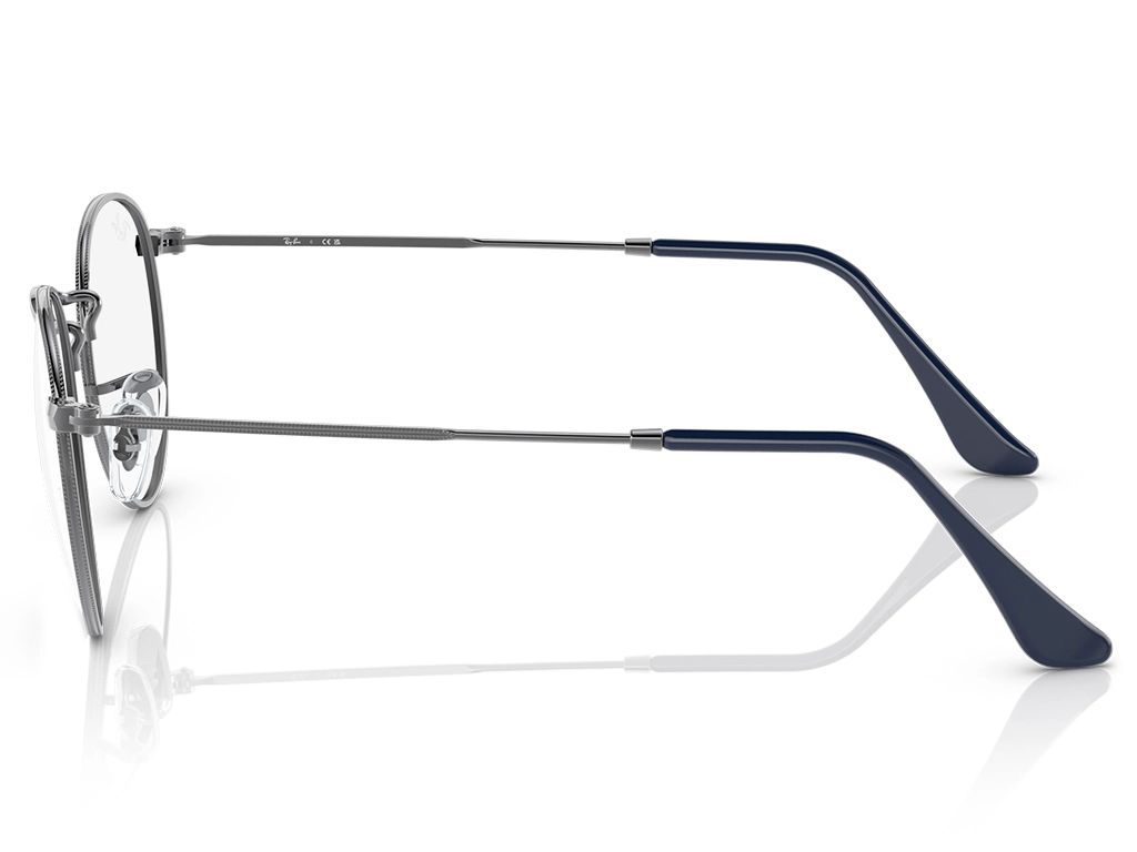 Ray-Ban Round Metal 0RX3447V 2502 Gunmetal 50