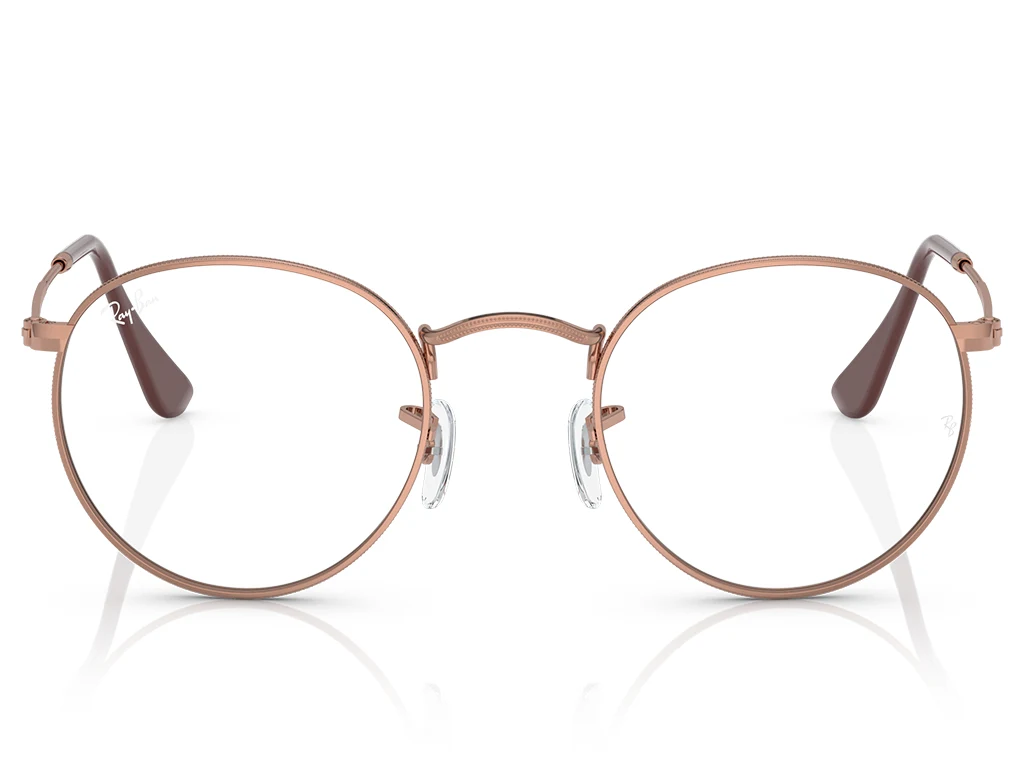 Ray-Ban Round Metal 0RX3447V 3094 Rose Gold 47