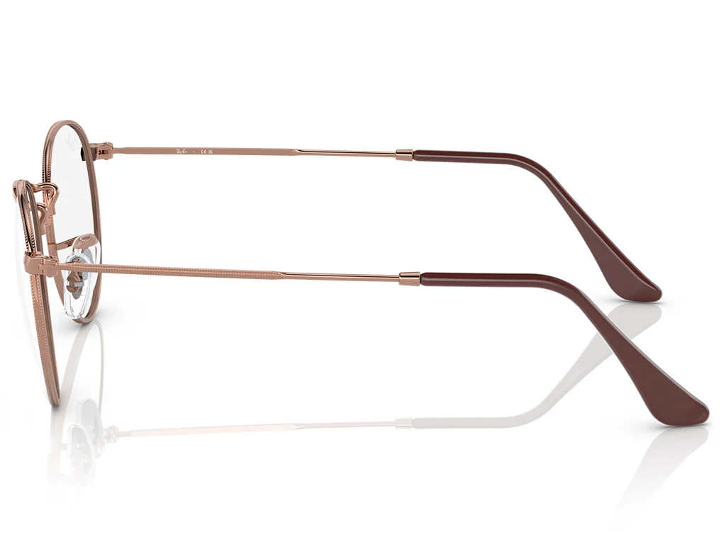 Ray-Ban Round Metal 0RX3447V 3094 Rose Gold 47