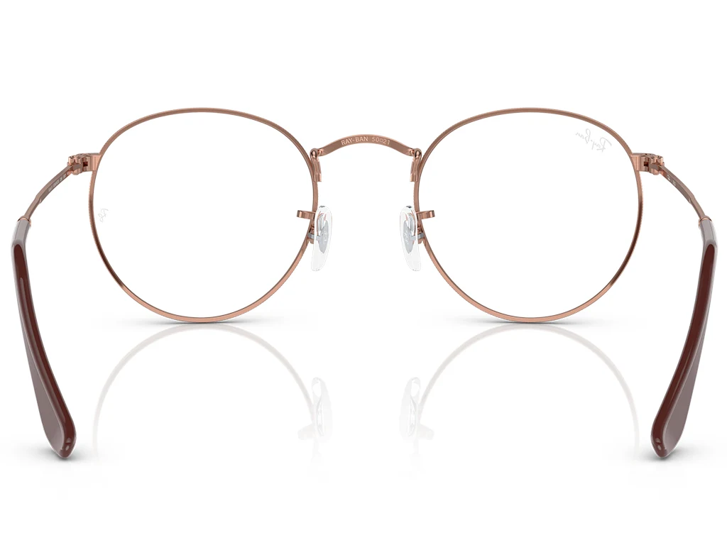 Ray-Ban Round Metal 0RX3447V 3094 Rose Gold 47