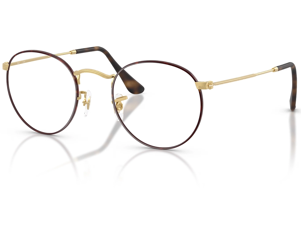 Ray-Ban RX3447V 3188 50 Polished Matte Havana on Matte Arista Gold