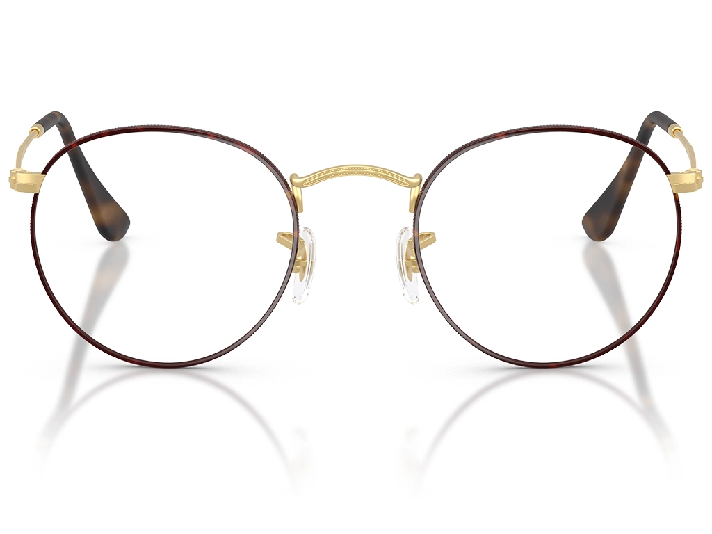 Ray-Ban RX3447V 3188 50 Polished Matte Havana on Matte Arista Gold