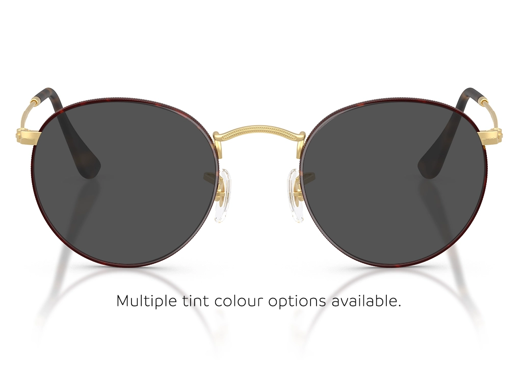 Ray-Ban RX3447V 3188 50 Polished Matte Havana on Matte Arista Gold