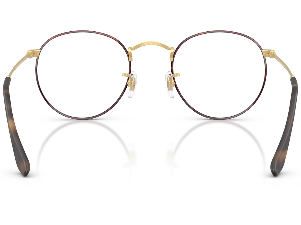 Ray-Ban RX3447V 3188 50 Polished Matte Havana on Matte Arista Gold