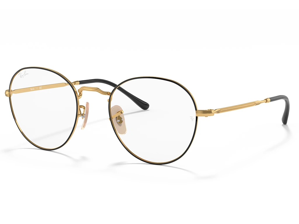 Ray-Ban RX3582V 2946 Black on Gold 49