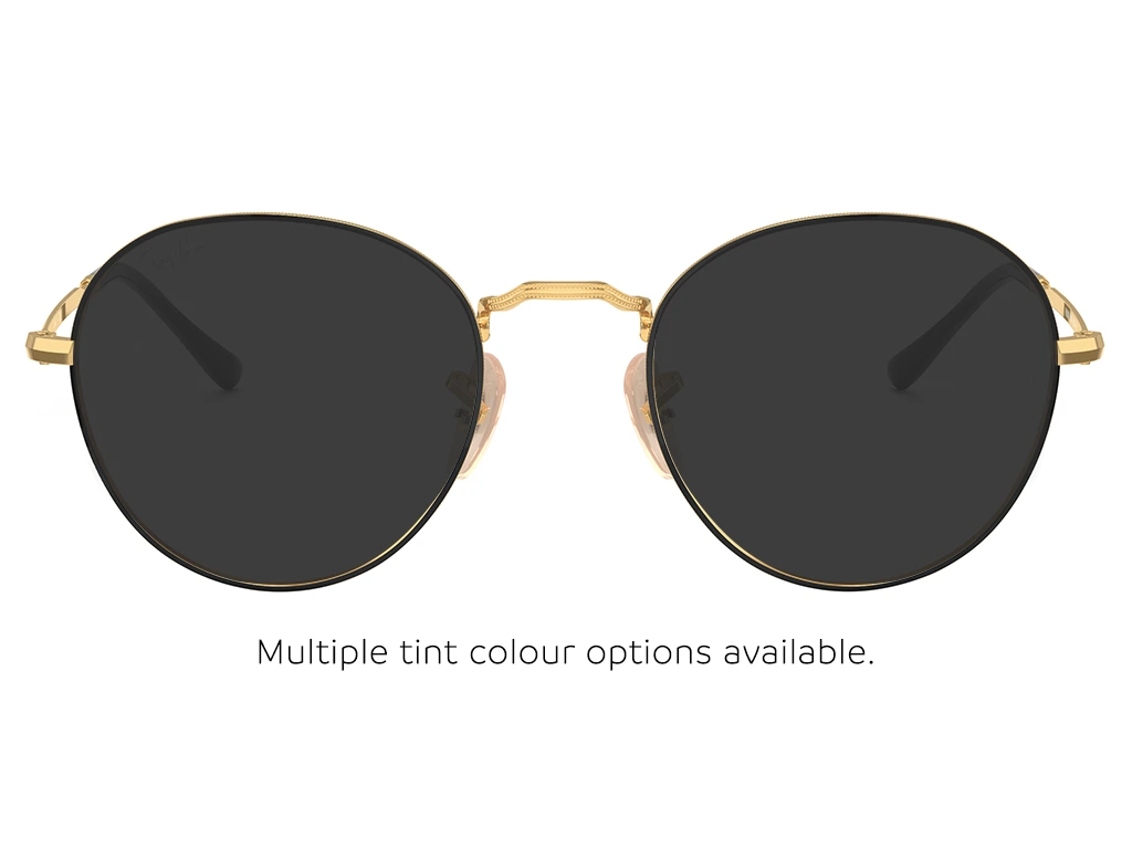Ray-Ban RX3582V 2946 Black on Gold 51