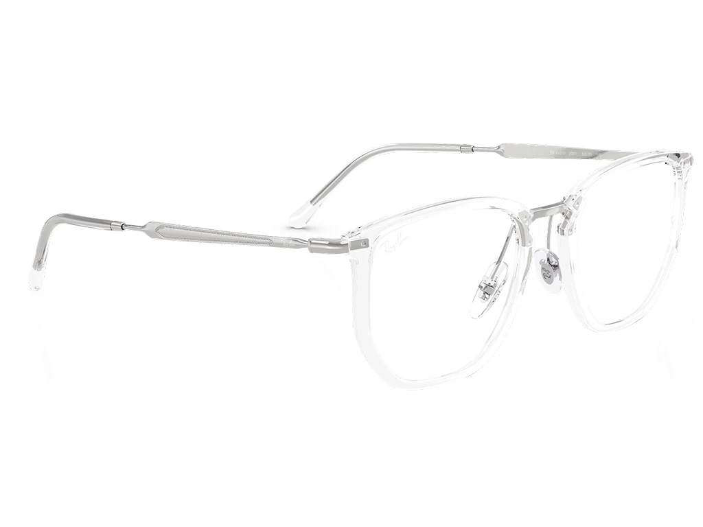 Ray-Ban RX4451V 2001 50 Polished Transparent