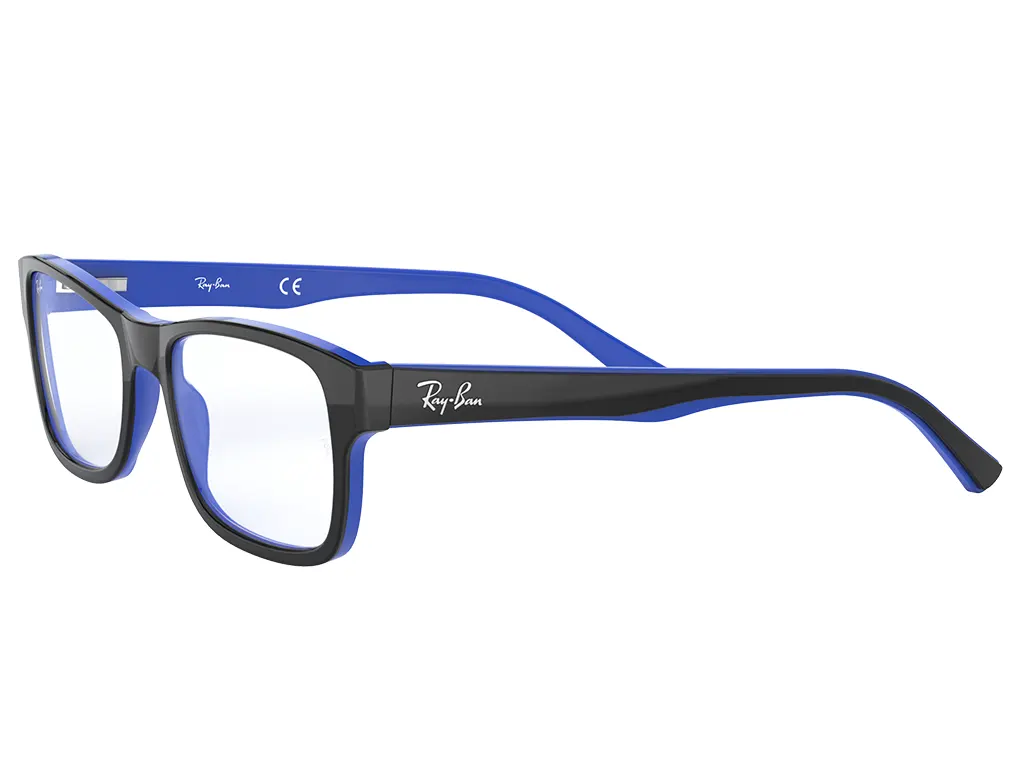 Ray-Ban RX5268 2012 Black on Blue 52