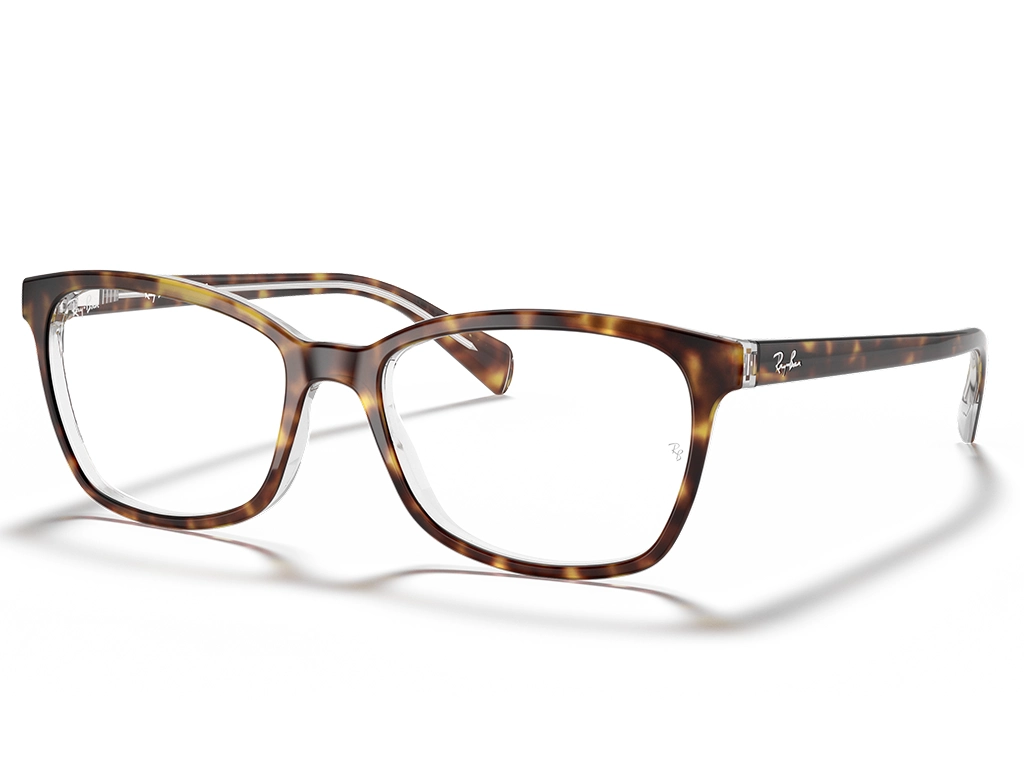 Ray-Ban RX5362 5082 52 Havana On Transparent