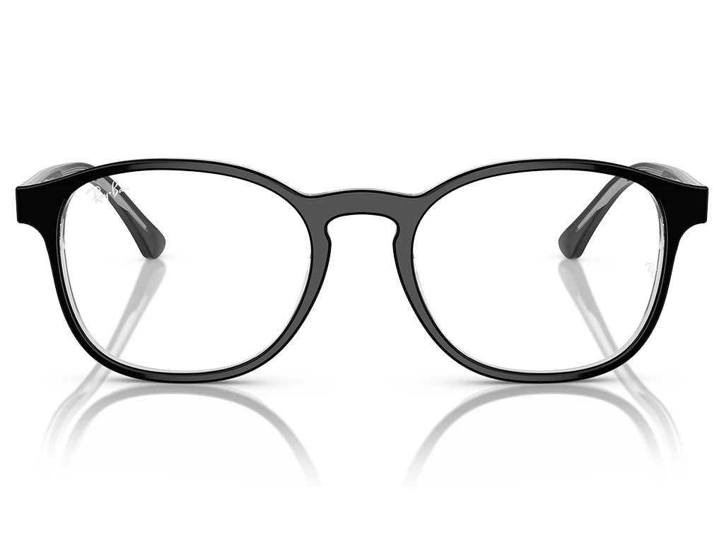 Ray-Ban RX5417 2034 Black on Transparent 50