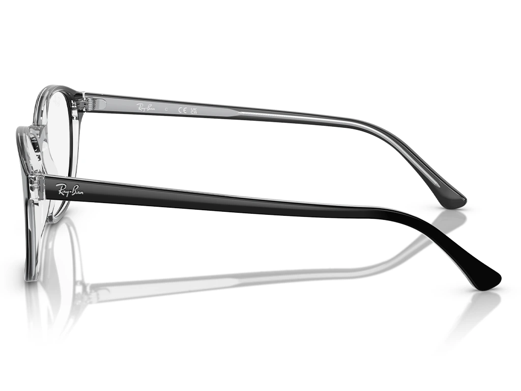 Ray-Ban RX5417 2034 Black on Transparent 50