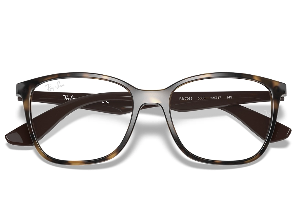 Ray-Ban RX7066 5577 52 Shiny Havana