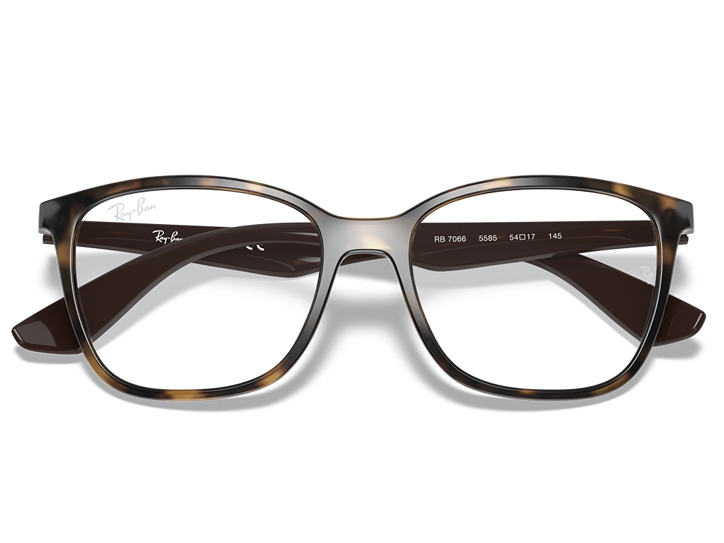 Ray-Ban RX7066 5577 54 Shiny Havana