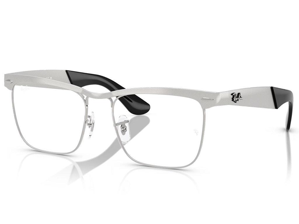 Ray-Ban Wayfarer Deluxe RX3875V 2538 53 Matte Sandblasted Silver