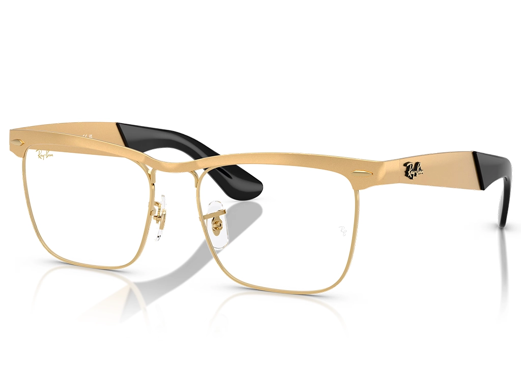 Ray-Ban Wayfarer Deluxe RX3875V 3191 53 Matte Sandblasted Legend Gold