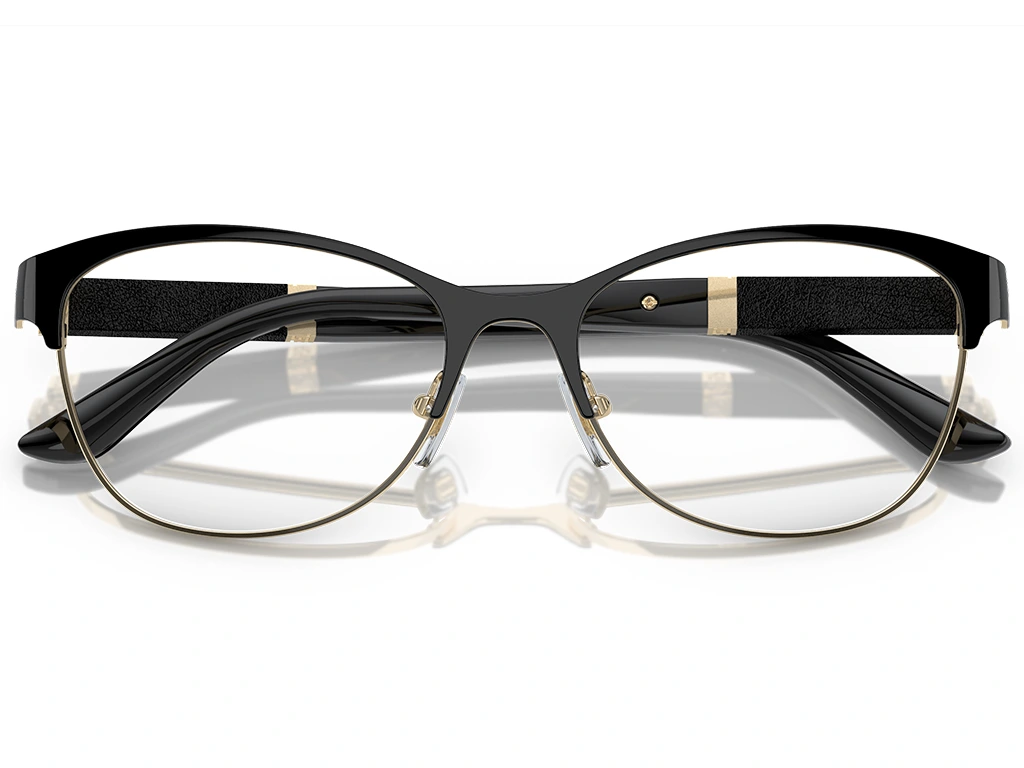 Versace VE1233Q 1366 Black/Pale Gold 53