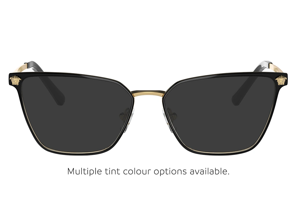 Versace VE1275 1433 Matte Black/Gold 54