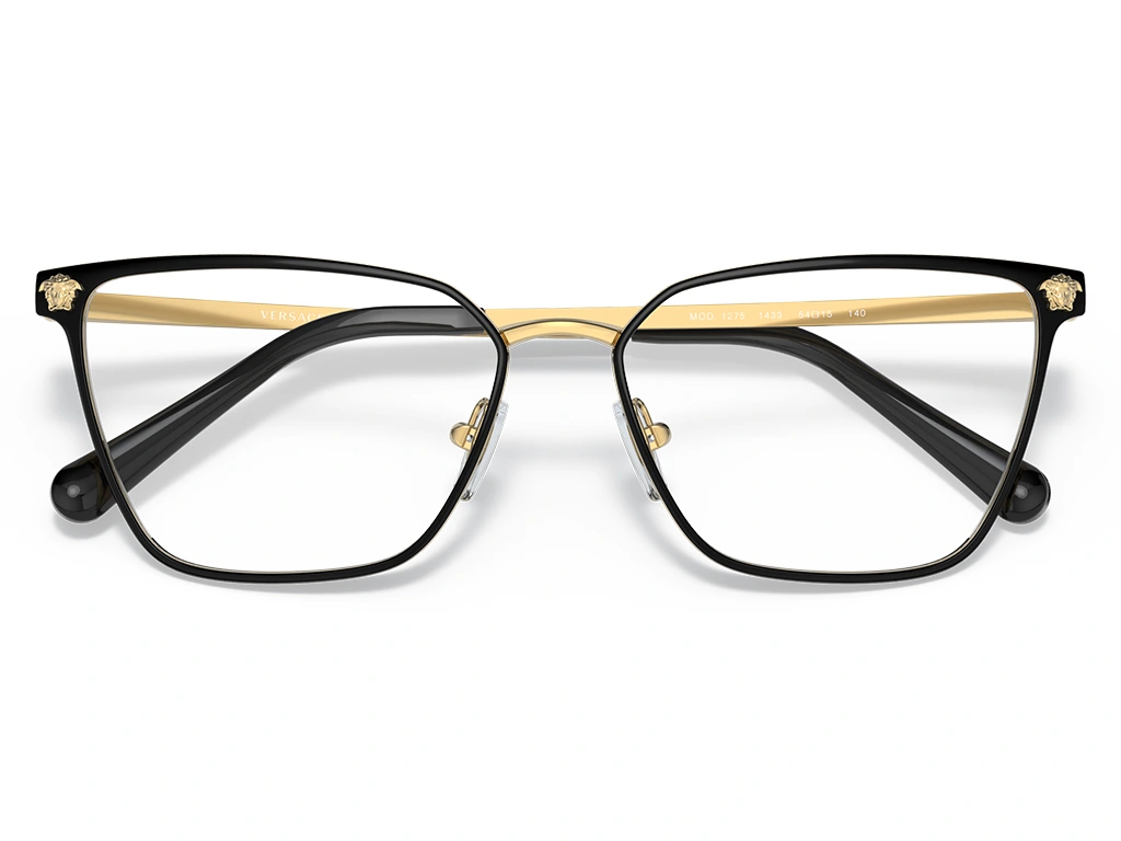 Versace VE1275 1433 Matte Black/Gold 54