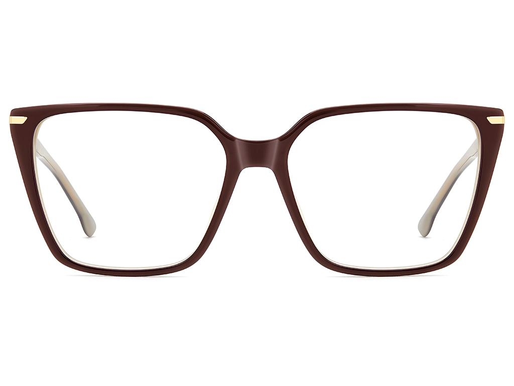 Victoria Beckham VB 1014 1S8 Burgundy Pearl Beige 56