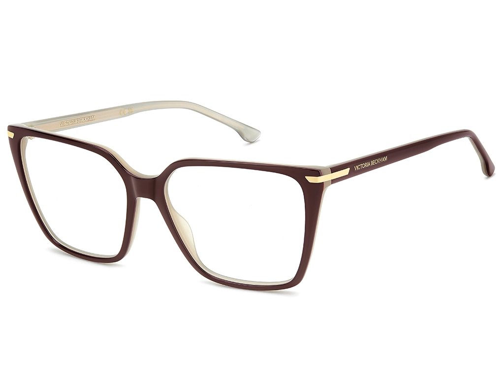 Victoria Beckham VB 1014 1S8 Burgundy Pearl Beige 56