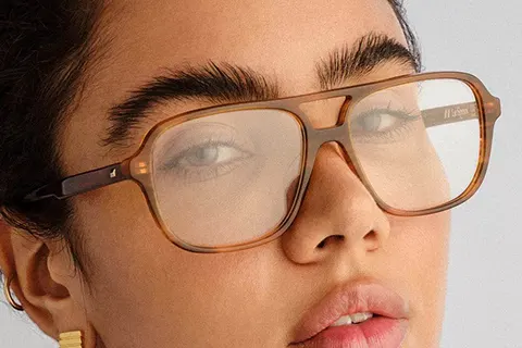 Le Specs Mirage BRN Brown Haze 55